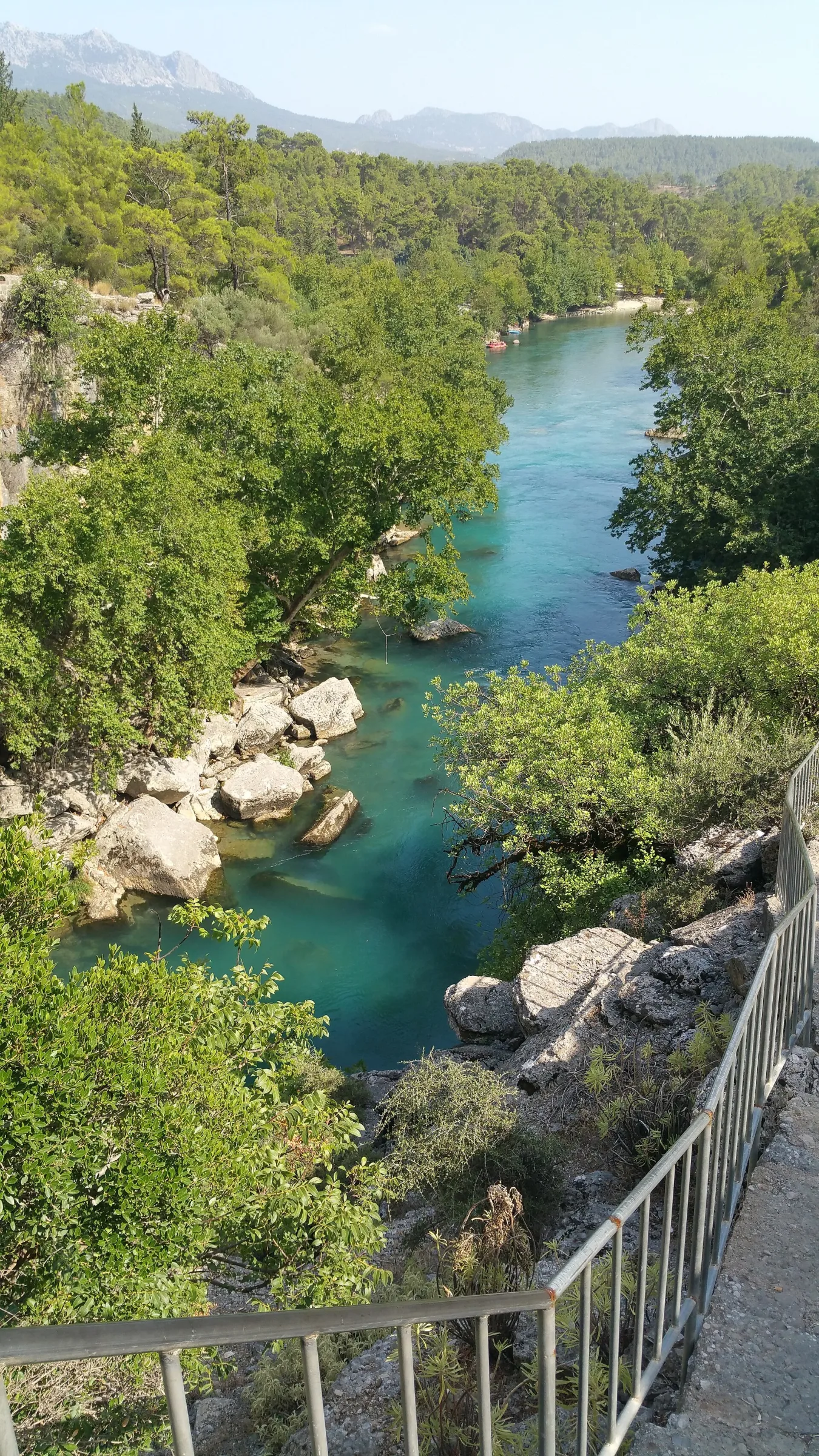 River flowing through the steep-sided Köprülü Canyon
